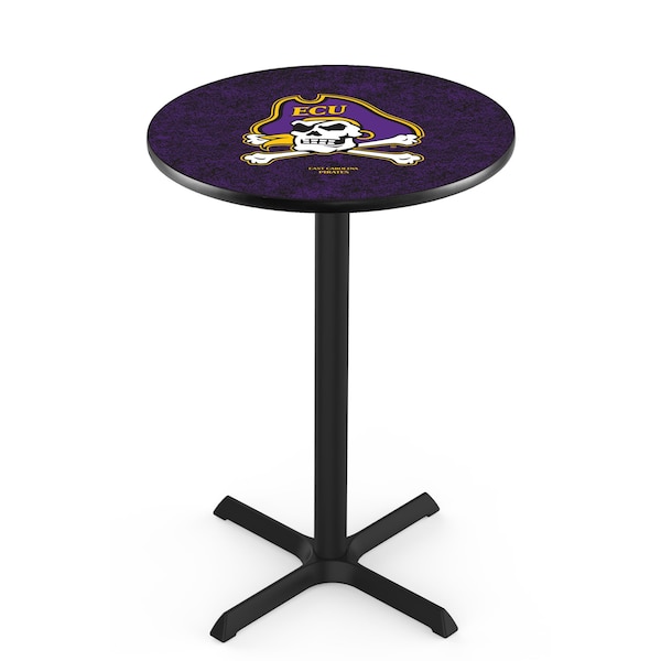 42" Blk Wrinkle East Carolina Pub Table